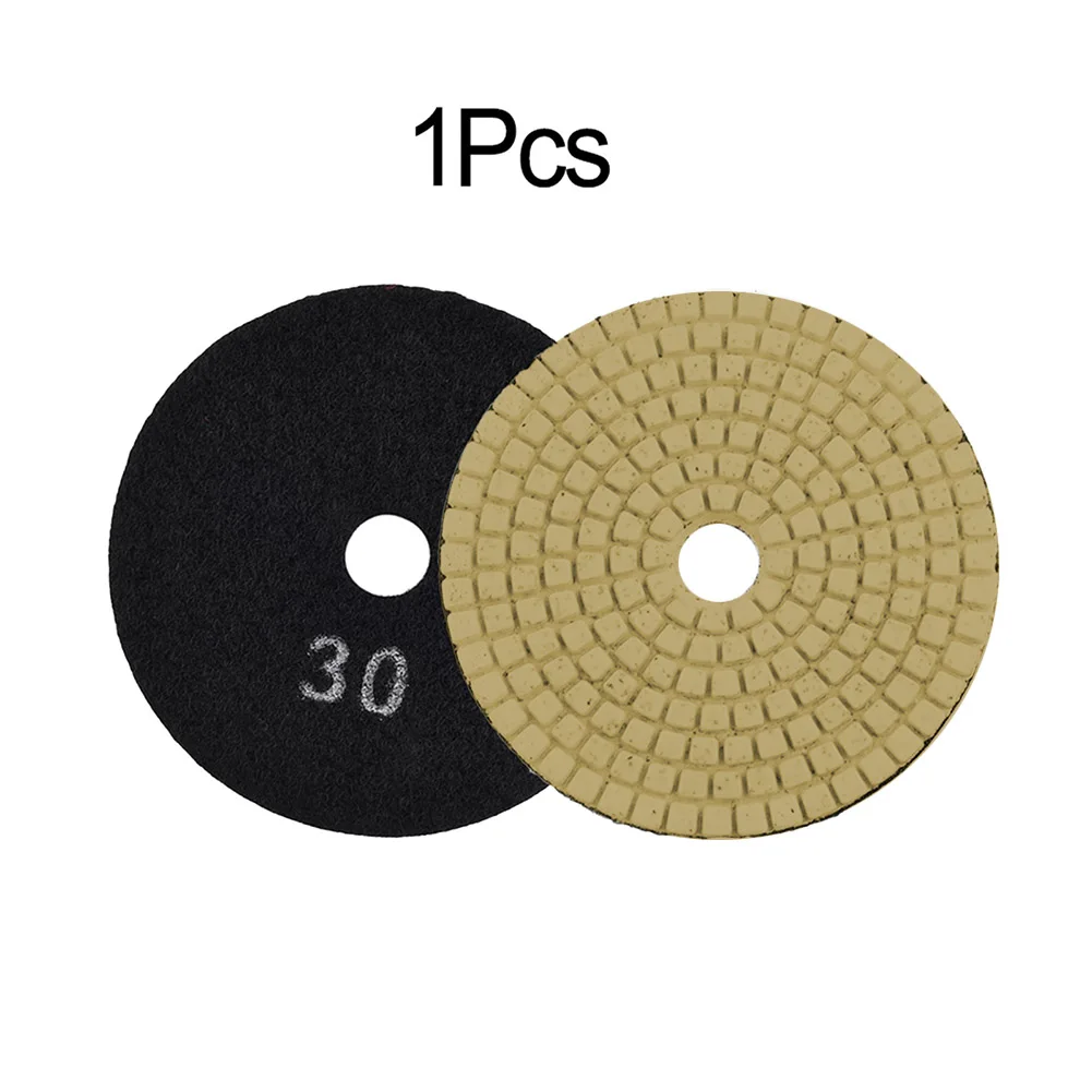 molhado e seco diamante polimento almofadas gancho e loop apoiado flexiveis discos de moagem granito concreto polimento de marmore 1pc 01