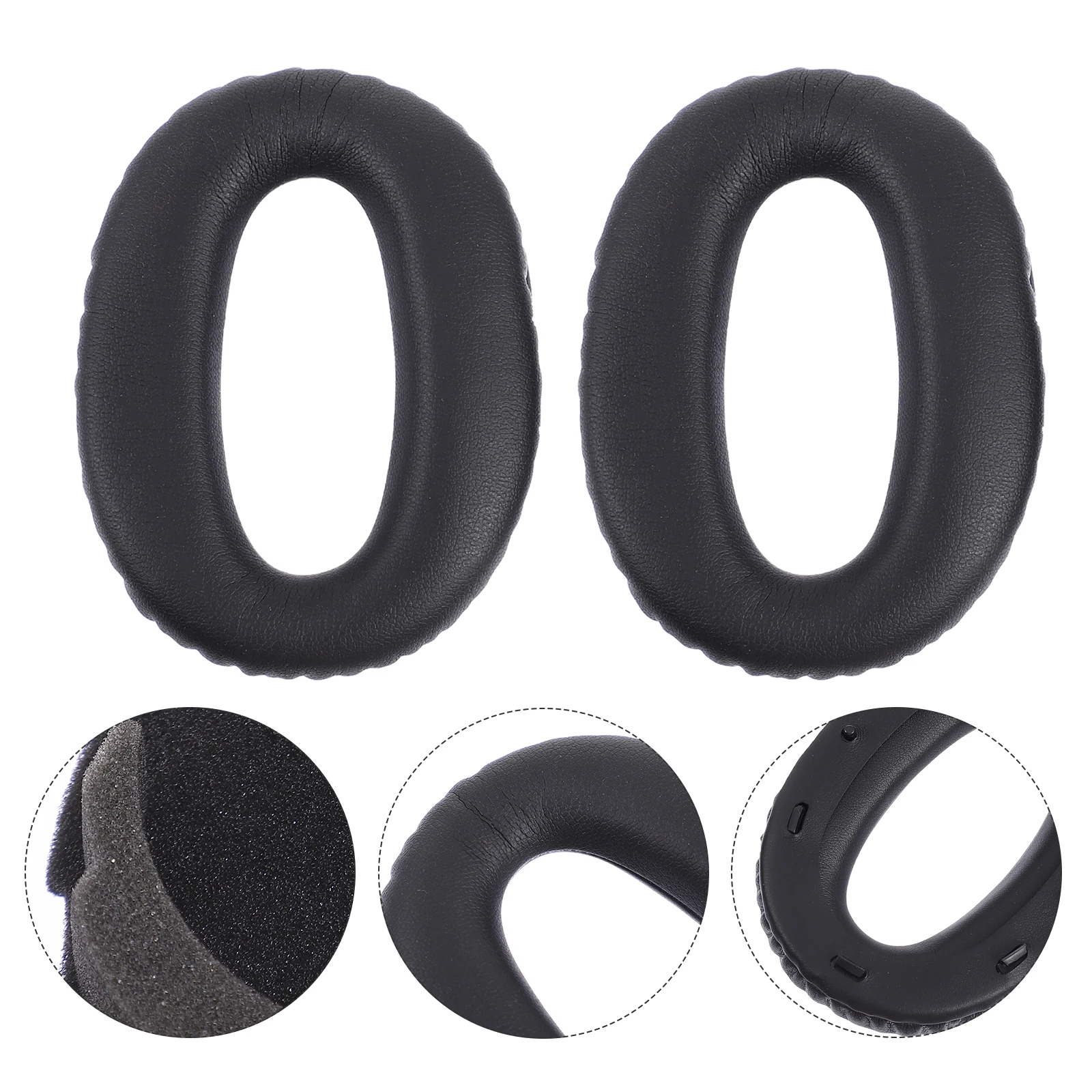 

Headphone Pads Replacement Ear Cushions for WH-1000XM2 Durable Covers High Elasticity Softness Noise