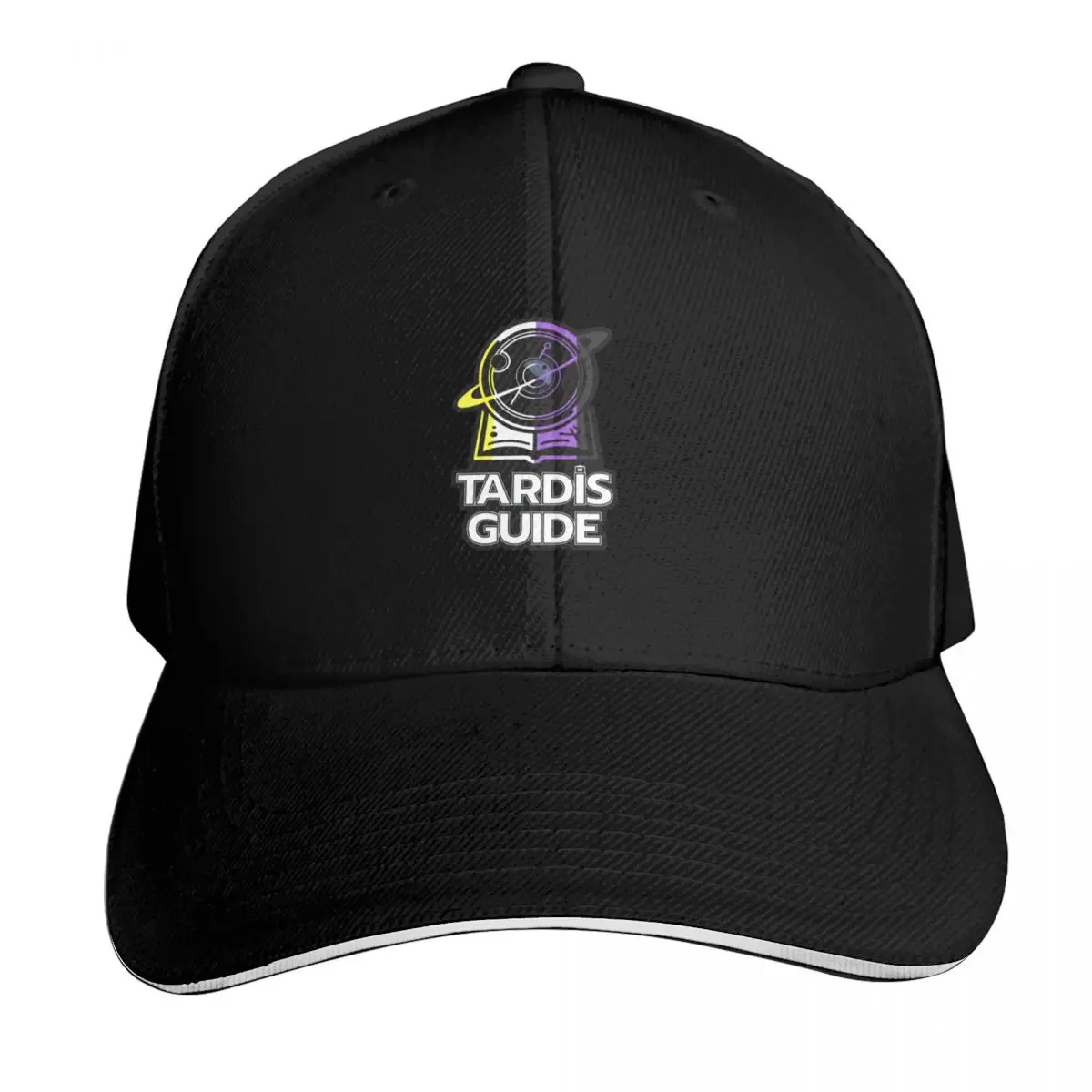 TARDIS Guide Non-Binary Logo 2 Baseball Cap Lightweight Packable Gift for Him Her Casual Daily Wear