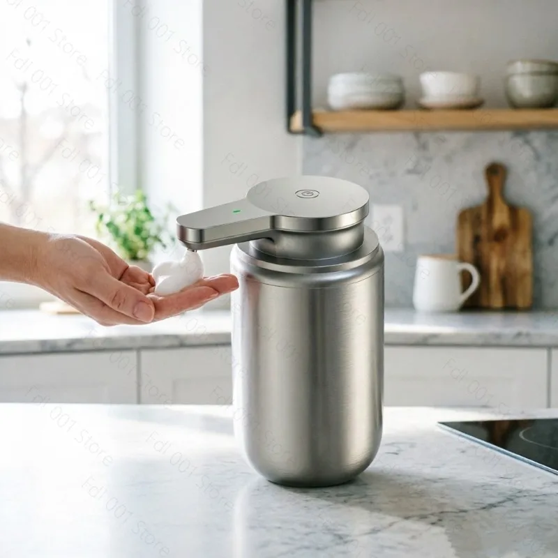 New Stainless Steel Automatic Induction Soap Dispenser, Household Electric Hand Washer