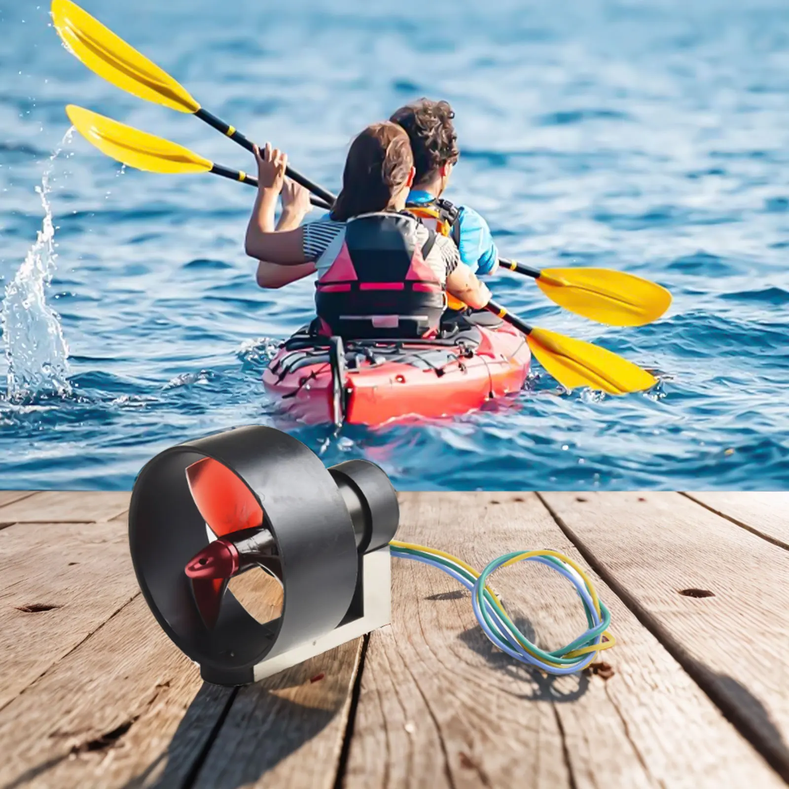 

For RC Thruster Motor 16V 300W Brushless Underwater Thruster with 40A ESC Compatible with Bait Tug Boats For Nest