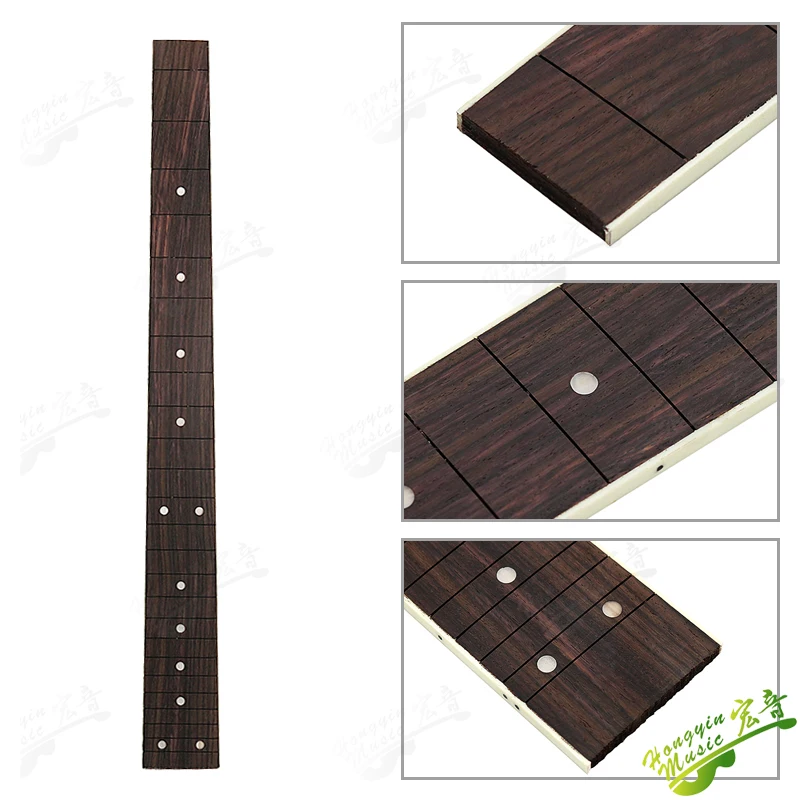 Electric Guitar Neck Fingerboard  22-24 Fret Wired Frets with Sound Point 648/628 HUATOOL for Guitars