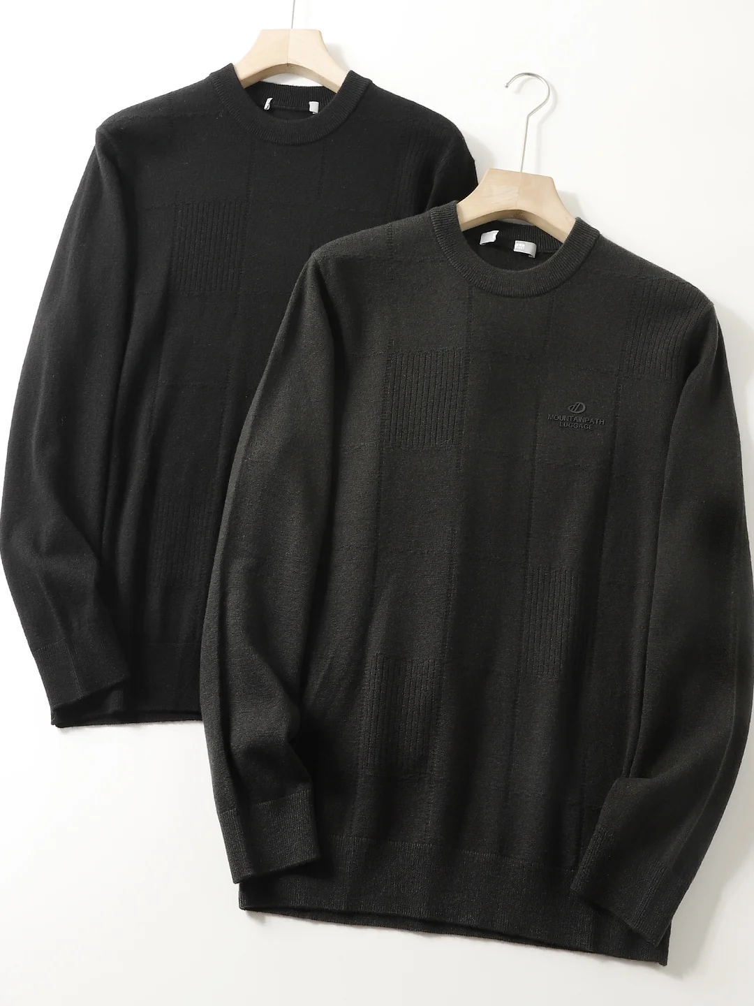 

Мужской шерстяной трикотаж Warmth Boting irt 00% Pure Wool Long Sve round Ne Повседневная удобная внутренняя одежда на осень W...