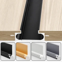 Through the closet door body style pulls Invisible cabinet pulls long recessed handle L-shaped handle a pair of cabinet handles