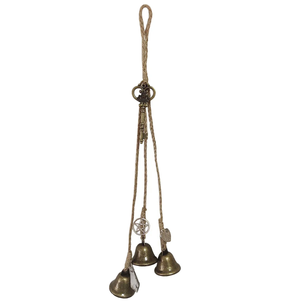 

Wind Chime Clothes Rack Hanging Decor Cotton Linen Outdoor Wall Vintage Home Blessing Decor Delicate Wind Chime Door Ornament