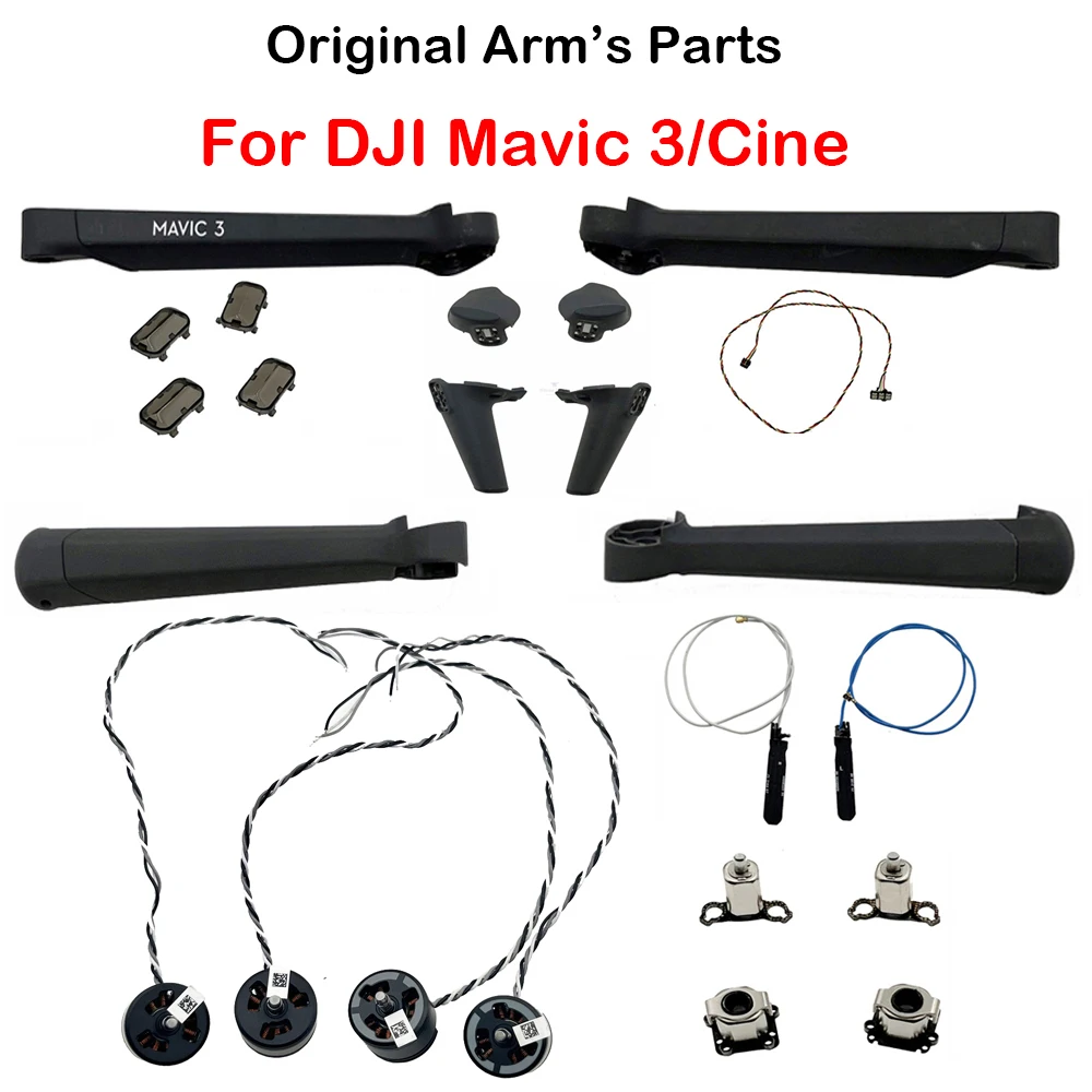 Original Arm Parts for DJI Mavic 3/3t Front/Rear Left/Right Arm Shell/Motor/Axis/Landing Gear Leg/LED Cover Spare Parts In Stock