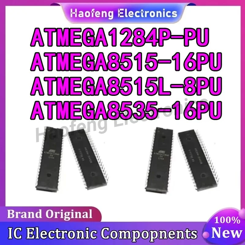 ATMEGA1284P-PU ATMEGA8515-16PU ATMEGA8515L-8PU ATMEGA8535-16PU ATMEGA1284P ATMEGA8515 ATMEGA IC MCU Chip DIP-40 in Stock