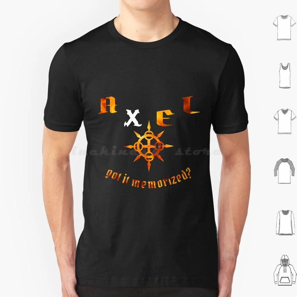 Kingdom Hearts Axel 'got It Memorized' T Shirt Cotton Men Women DIY Print Kingdom Hearts Kingdom Hearts 2 Kingdom Hearts 3 Kh