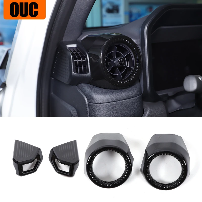 

For 2025 2024 Toyota Land Cruiser 250 1958 Prado LC250 Car Dashboard Side Air Conditioning Outlet Frame Cover Stickers Trim