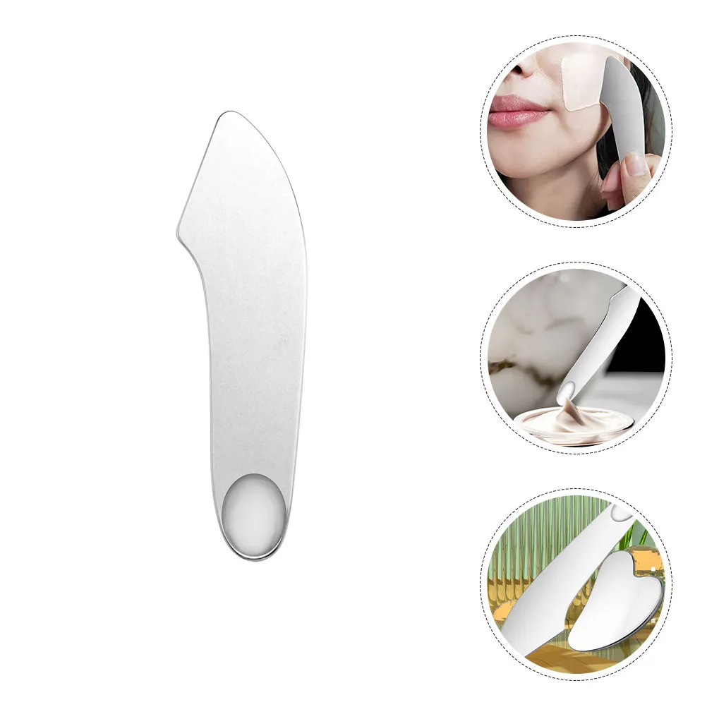 Spatula Stainless Steel Makeup Mixing Spatula Professional Metal Tool for Cosmetics Nail Art Foundation Pigment Mixer