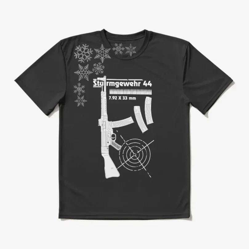 

WWII German Sturmgewehr 44 StG44 Assault Rifle T-Shirt 100% Cotton O-Neck Summer Short Sleeve Casual Mens T-shirt Size S-3XL