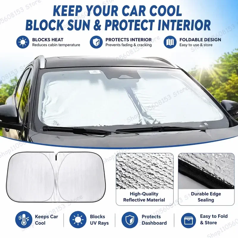 

For Voyah Free Dreamer Passion Courage Taishan FreePlus PassionL Car Front Windshield Sunshade UV Protection Heat Reflective