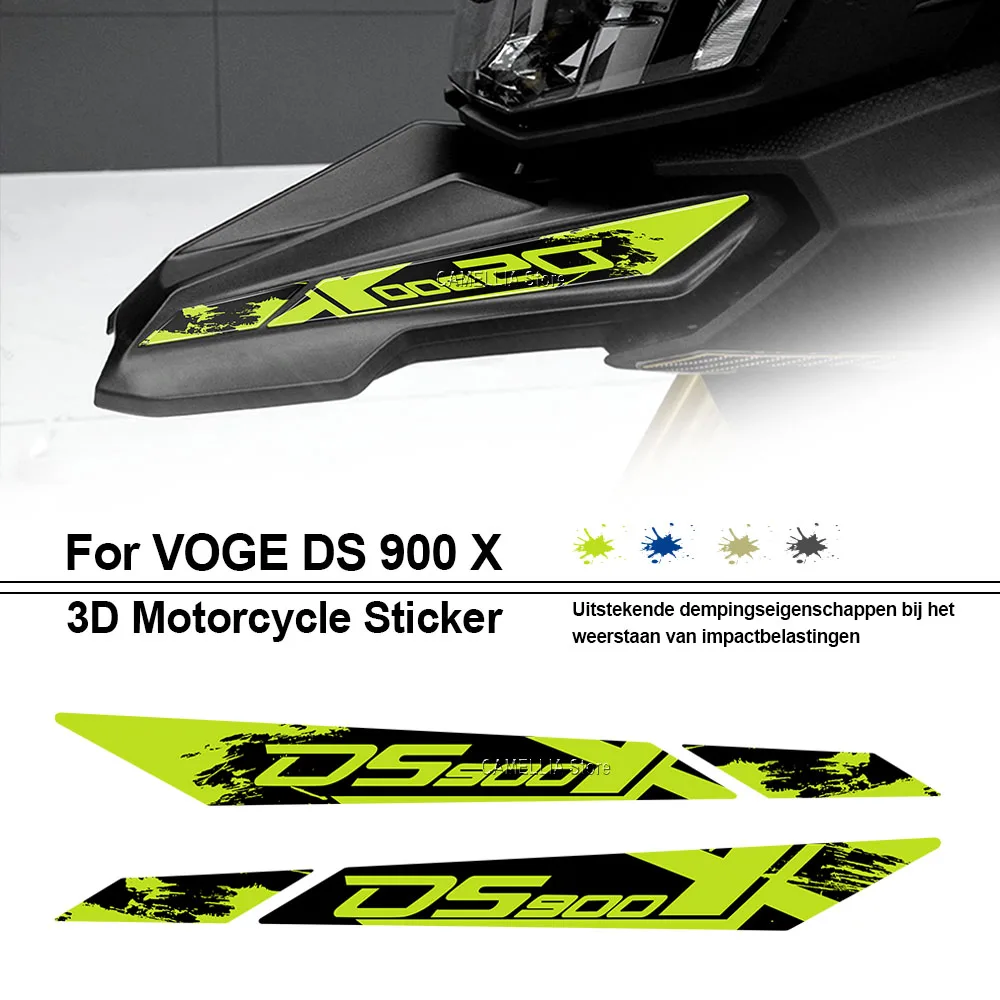 Motorcycle Sticker Set - New 3D 3D Epoxy Resin Waterproof New DS 900 X Motorcycle Protection Sticker for VOGE DS 900 X