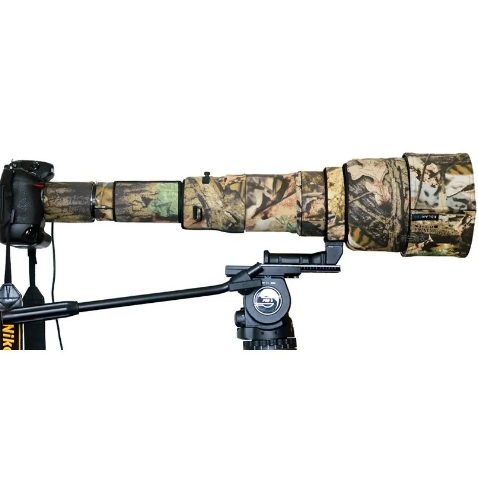 

ROLANPRO Lens Camouflage Coat Rain Cover for Nikkor Nikon AI-S 800mm f/5.6 ED lens Protective Sleeve Guns Protective Case DSLR