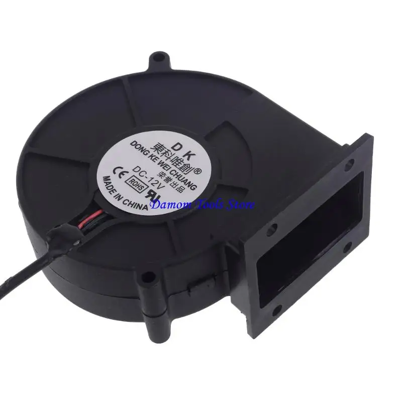 57BE BBQ FAN 12V 5300R/MIN AIR BLOWER สำหรับบาร์บีคิวปิคนิคแคมป์ปิ้งไฟเริ่มต้น