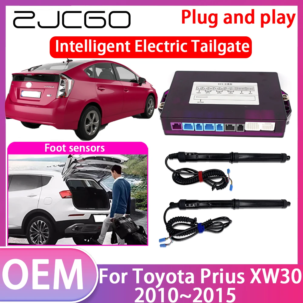 

ZJCGO Electric Tailgate Lift Drive Trunk Opening Tail Gate Lift Soft Close Car Door For Toyota Prius 2010~2015