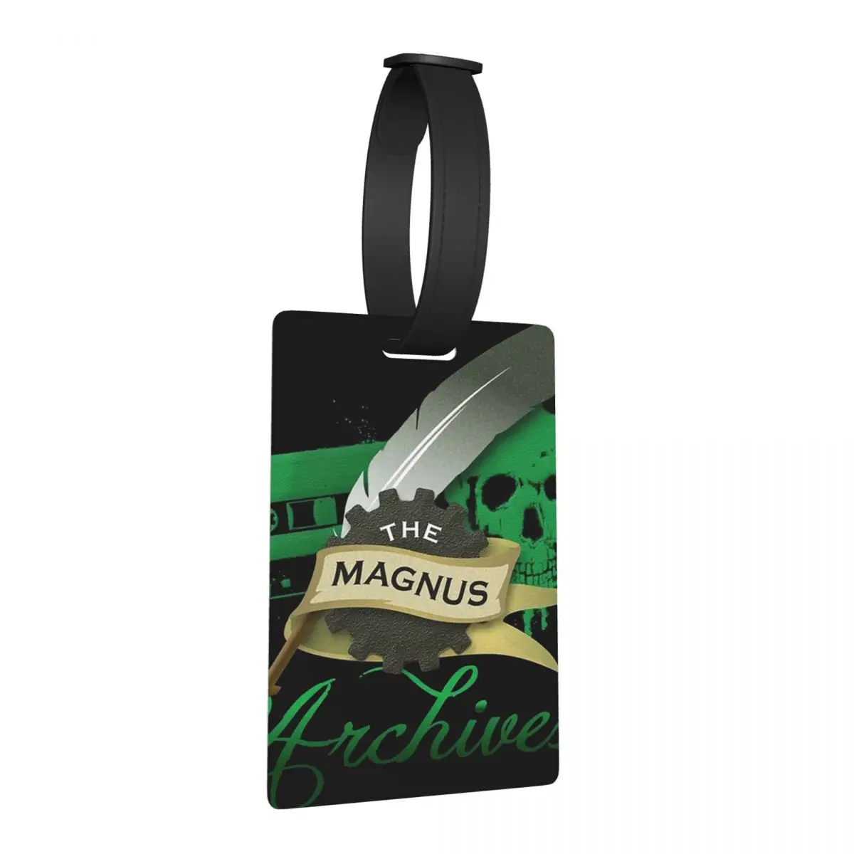 

Журнал Magnus Archives, багажные бирки, аксессуары для чемодана, милый багаж, посадочная бирка, держатель этикетки, идентификационное имя, адрес