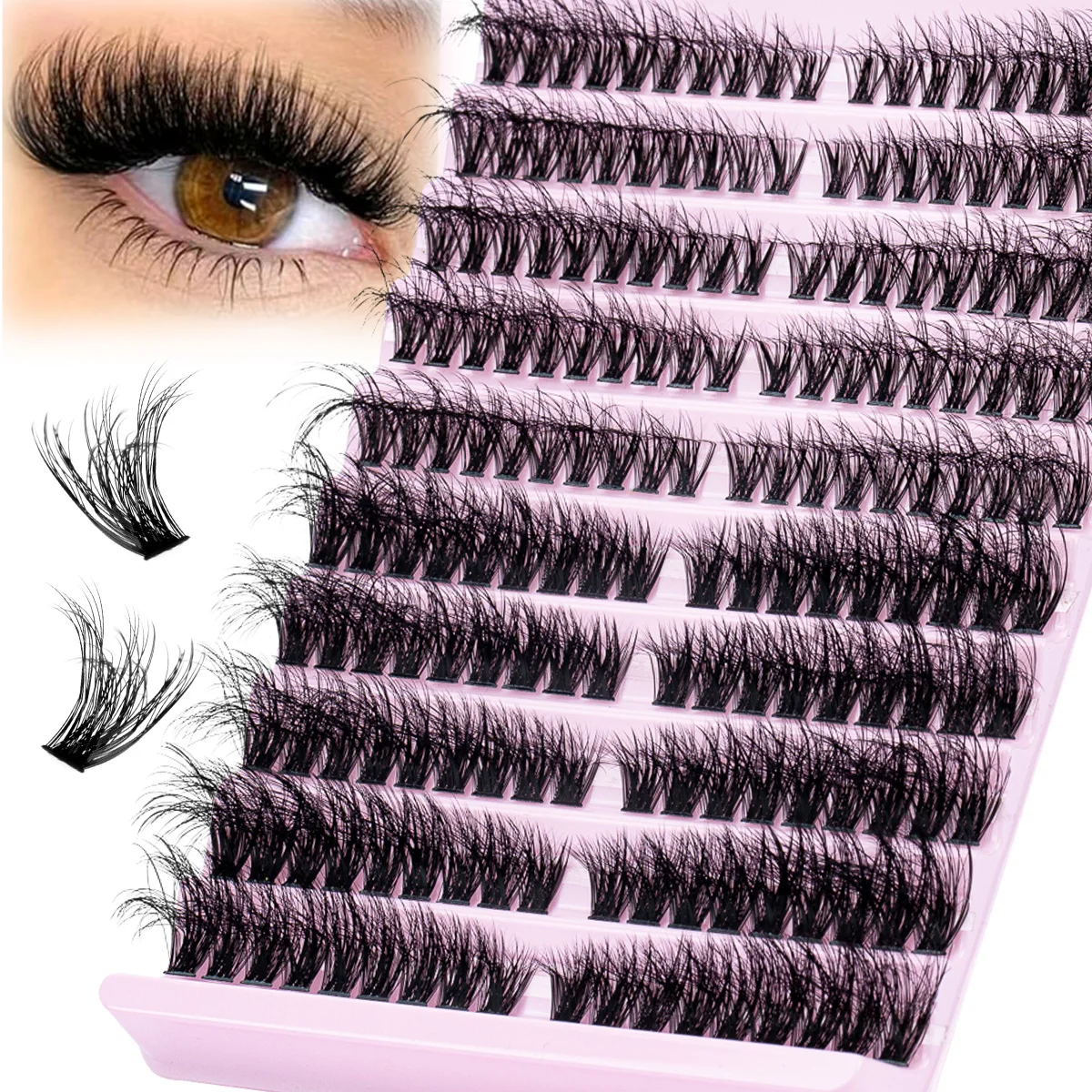 ISEEN DIY Kępki Rzęs Naturalny – Eyelash Extension For Asian Eyes recenzja i cena