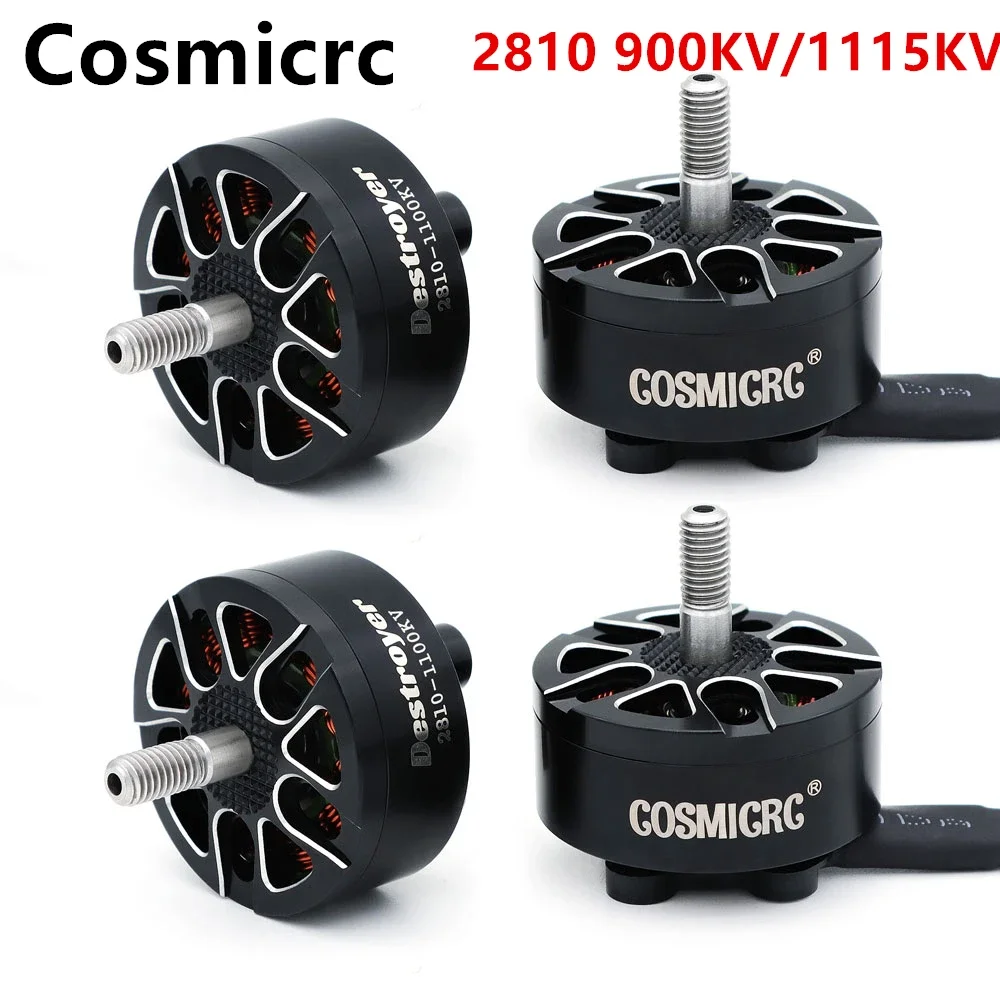 

Бесщеточный двигатель cosmscr 2810 900KV/1100KV 4-6S для радиоуправляемых FPV гоночных Фристайл 7 "8" fpv дальнего радиуса, детали для самостоятельной сборки