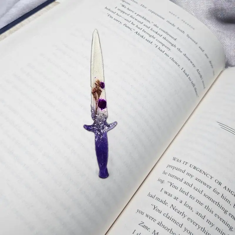 Flower Book Markers Flower Creative Bookmark 4 Inch Length Portable Bookmark Floral Book Mark For Reading Lovers Students