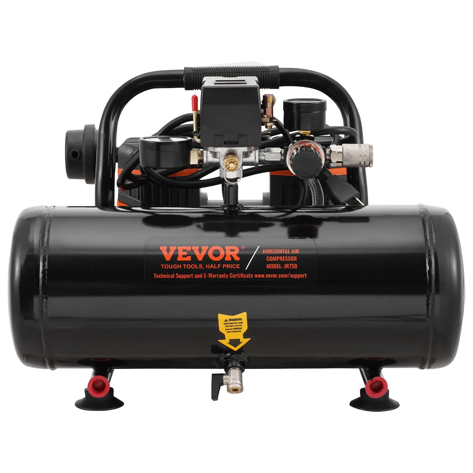 

Air Compressor Compact Portable Oil Free Compressor 2 Gallon 8bar