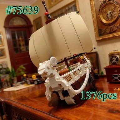 Conjuntos de blocos de construção de modelo de navio de aventura MINISO compatíveis com partículas Legoed adequadas para presentes de Natal 75639