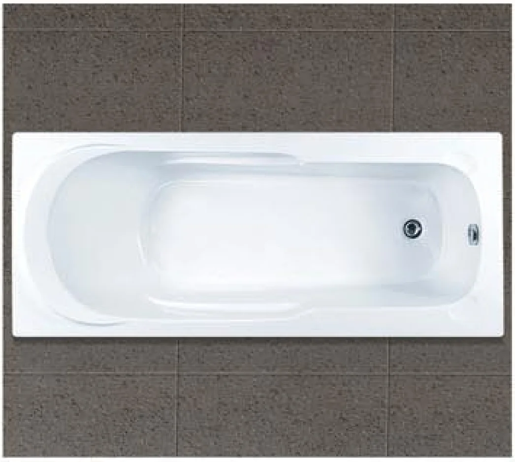 

Acrylic built-in bathtub that revolutionizes modern bathroom design in apartments and interior spaces