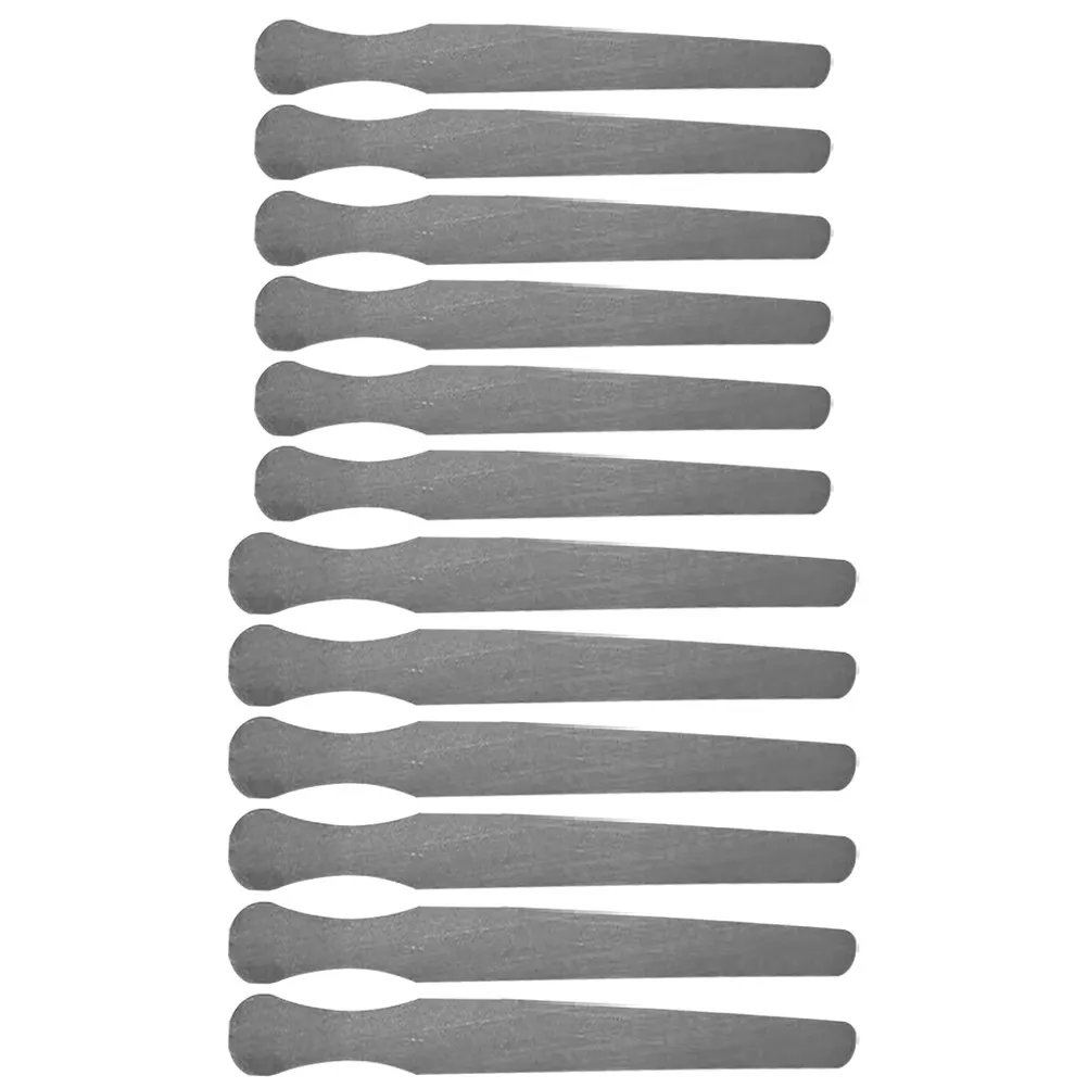 

12Pcs Clinic Tongue Depressor Stainless Steel Oral Diagnostic Tool for Dentists Reusable Smooth Edge Tongue Stirring Depressor
