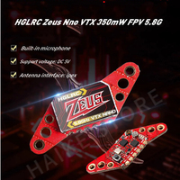 HGLRC Zeus nano VTX 350mW FPV 5.8G 2.4g 40CH Built-in Microphone 16/20/25.5mm Hole For RC FPV Transmitter VTX Multicopter
