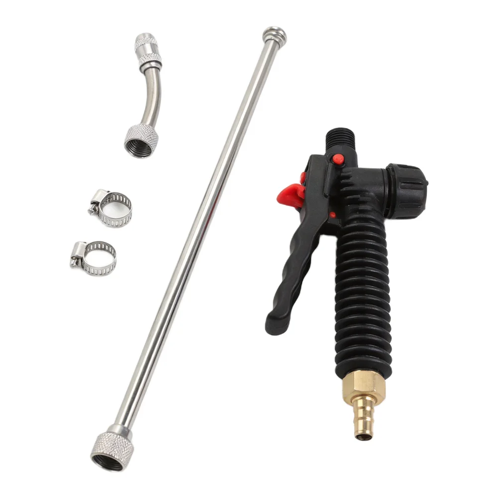 Adjustable Nozzle Wand High Pressure Sprayer Wand Comfortable Grip Fine Mist To Straight Stream High-Quality Brass Barb
