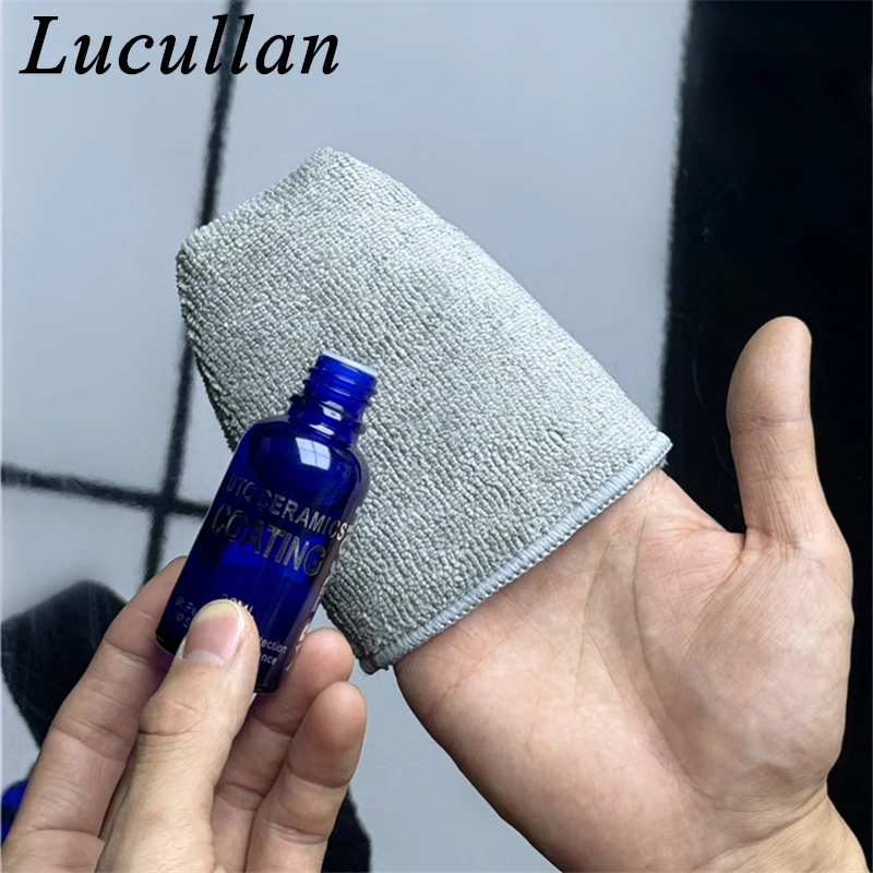 Lucullan Finger Applicator Sponge Microfiber Fingertip Mitt For Ceramic Coatings&Tire Dressing Applying Sealants