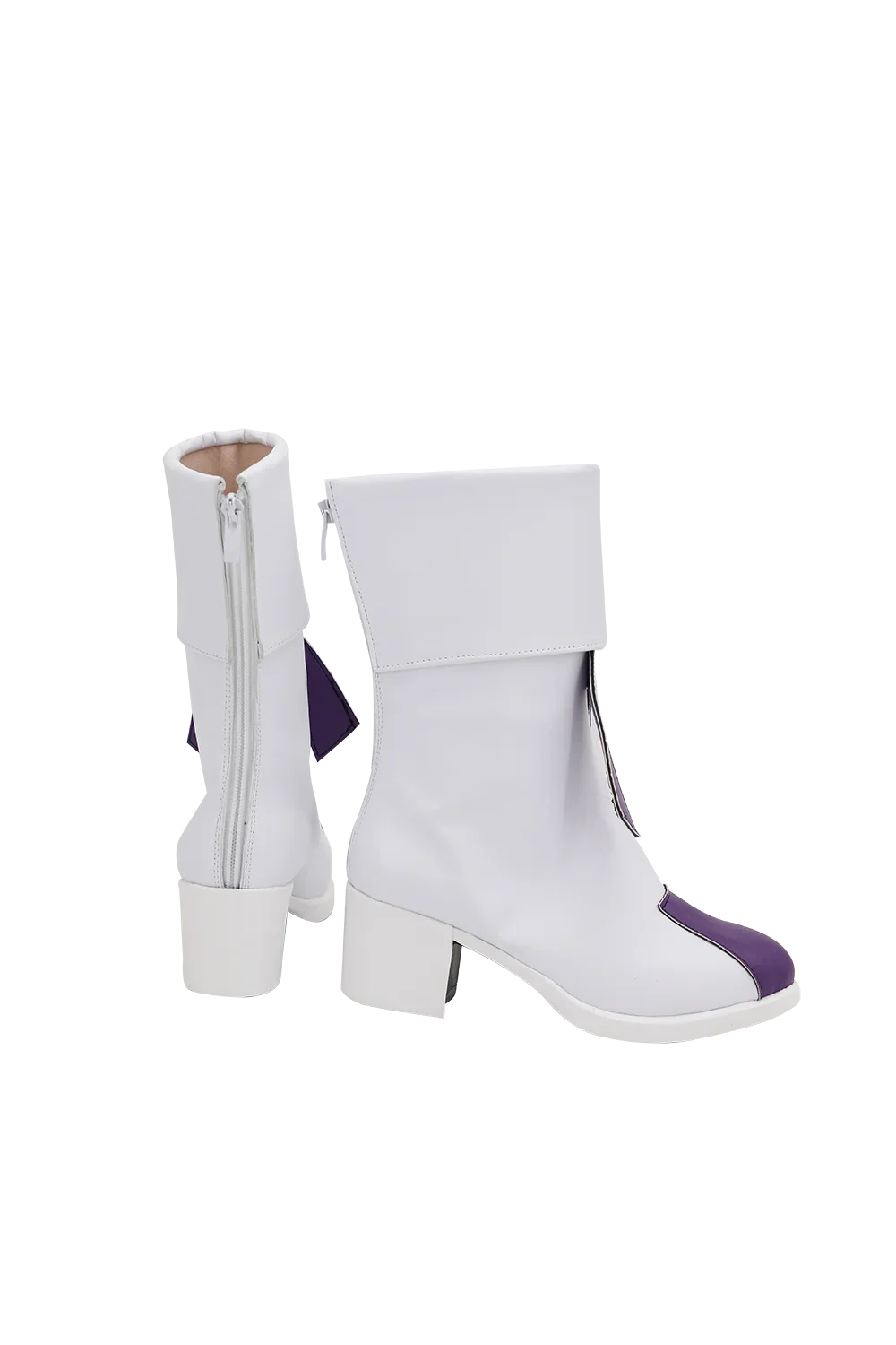 Botas de cosplay dos sete pecados capitais elizabeth sapatos brancos personalizados em qualquer tamanho