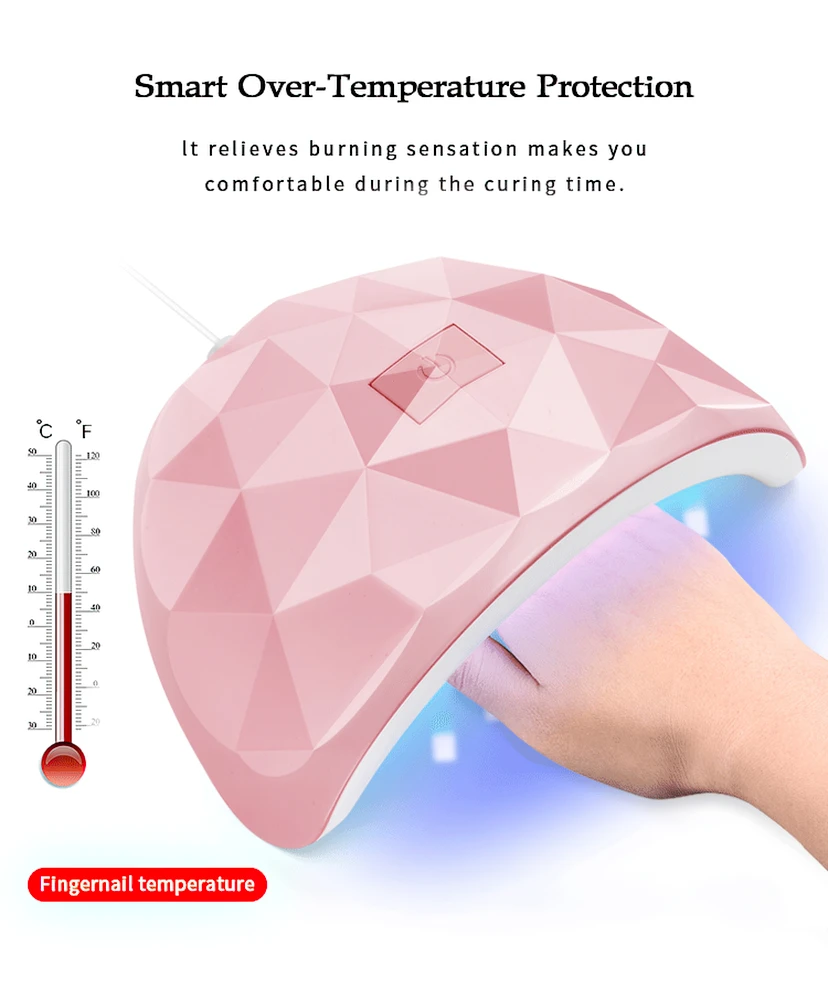 

D5 UV Nail Dryer Lamp 18 UV USB LED Light With Automatic Sensor For All Gels Professional Manicure Pedicure Nail Epuipment Tools