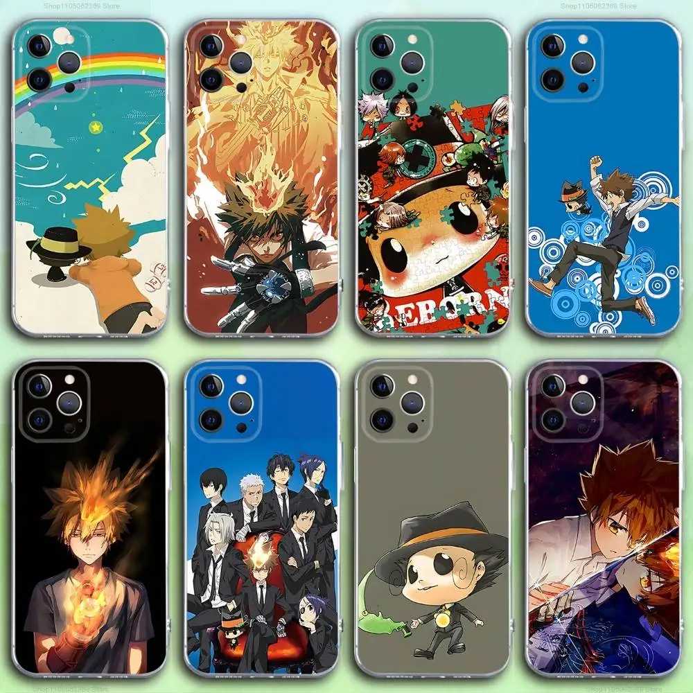 

H-Hitmans R-Reborn Anime Phone Case For iPhone 17,16,15,14,13,12,11 Pro,Max,Plus,X,XS,XR,SE4,E Mini Transparent Soft Cover