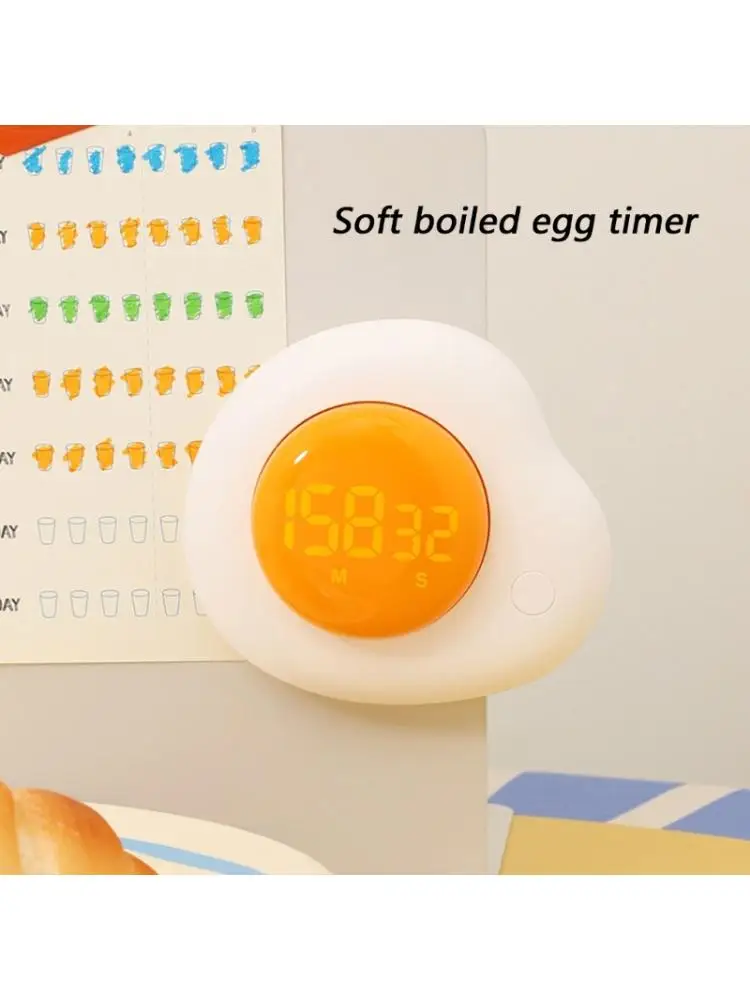 Eggs Timer Kitchen Timer with Large LED Display & Preset Button Setups