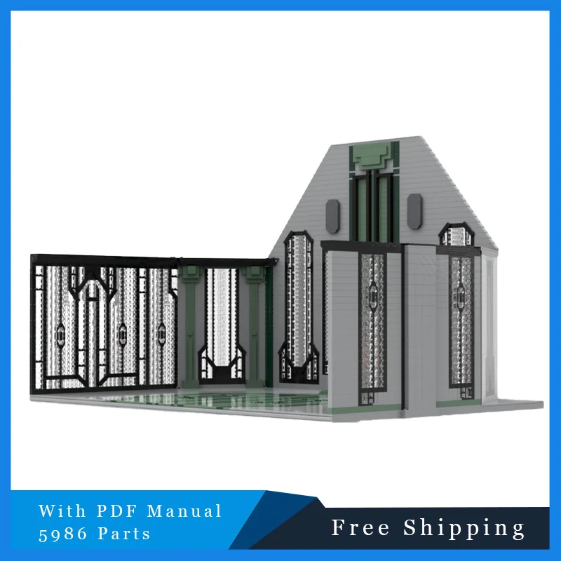 

5986 шт., серия Star Battle, роскошные дворцовые строительные блоки, кирпичи, модель для взрослых, сборка, демонстрационная игрушка, подарки на Рождество и день рождения