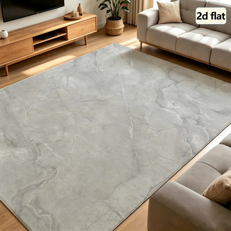 1 Piece of Marble-Patterned Carpet, Soft and Comfortable, Easy to Maintain, Machine Washable, Indoor Rug, Suitable for Placing under a Table, Suitable for Living Room, Bedroom, Dining Room, Entryway, Hallway, Home Office, Home Decor.