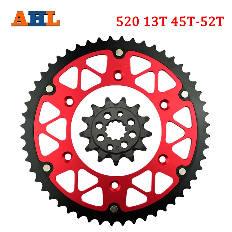 

AHL Motorcycle 13T 45T 46T 47T 48T 49T 51T 52T Front Sprocket & Rear Sprocket Kit For HONDA XR250R XR250 XR 250 R 1996 - 2005