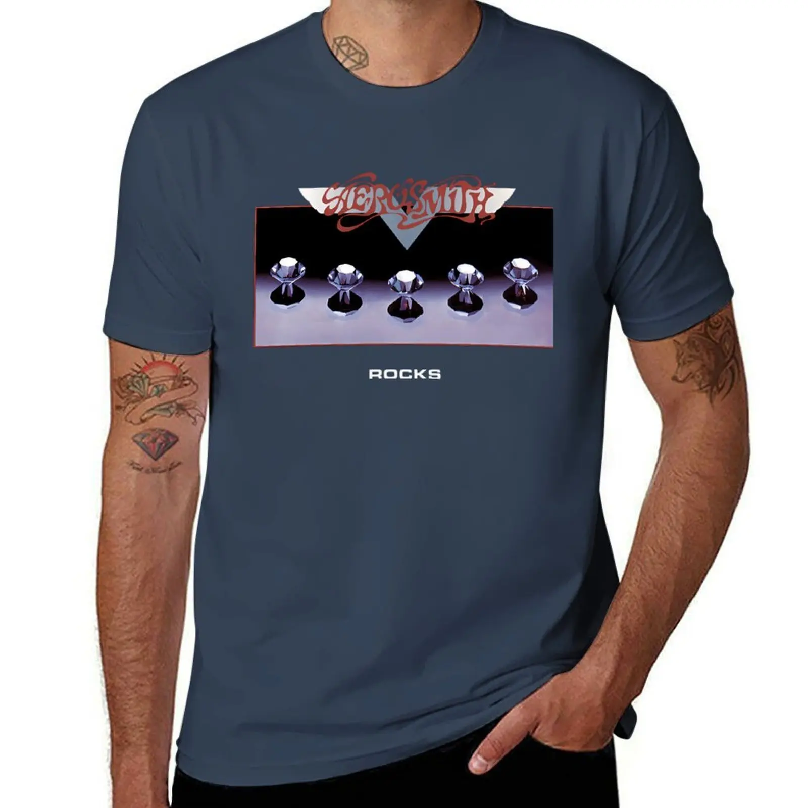 

Aerosmith &x28;50&x29; BK T-Shirt UV Sun Protection Tee Shirt