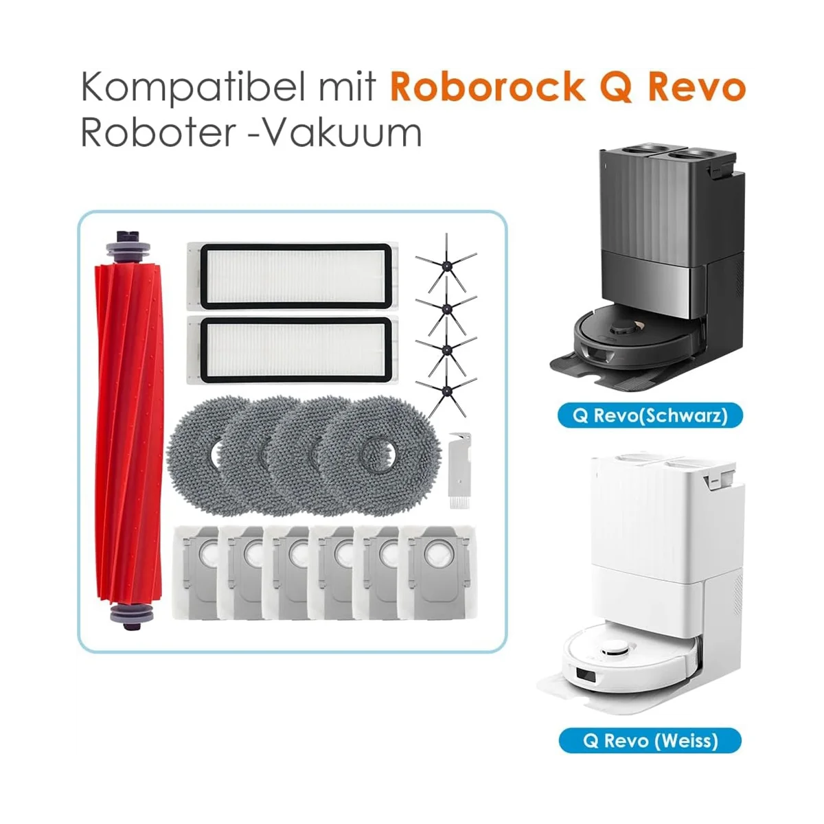 เครื่องดูดฝุ่น A7400RR P10แผ่นกรอง HEPA สำหรับ Q/แปรงดูดฝุ่นหลักถุงหูรูดอะไหล่