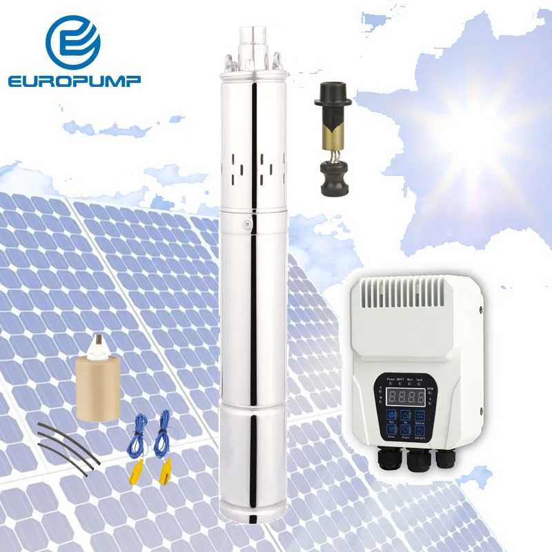 

Solar water pump 2 years warranty Solar Pump Solar Submersible Pump SS304 24v Best Price Of solar water pump for garden and farm