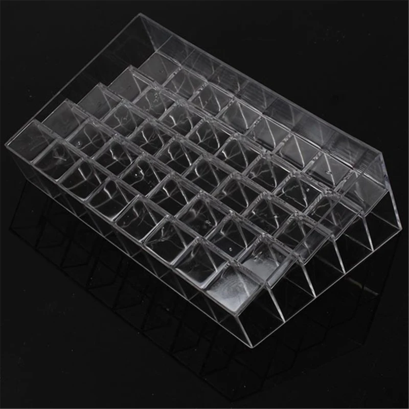 Transparent Multi-layer Acrylic Nail Polish Display Stand Cosmetic Organizer For Lipstick Mask Makeup Storage Accessory