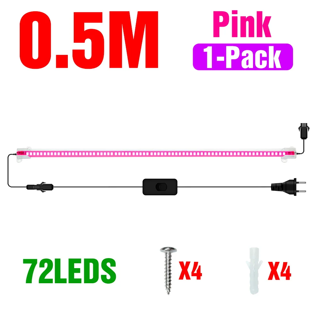 LED Plant Kweeklampen Volledige Spectrum Indoor Hydrocultuur Teelt Lamp Voor Succulente Bloem Groente Zaailingen Groei Doos 220V