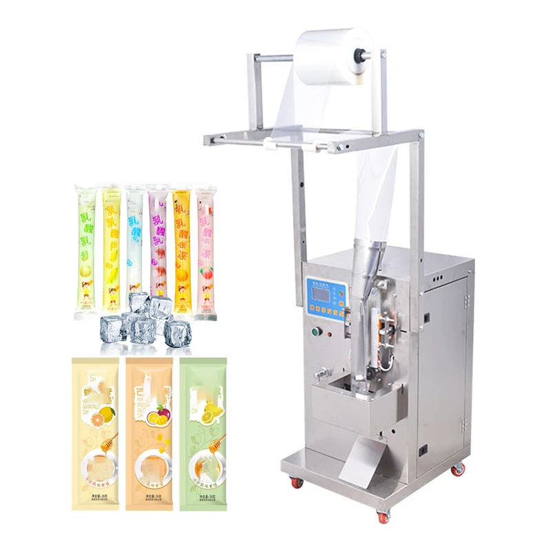 

Automatic Multi-Function Juice Ice Pop Ice Lolly Milk Liquid Packing Machine Plastic Bags Foil Film Packaging Machine