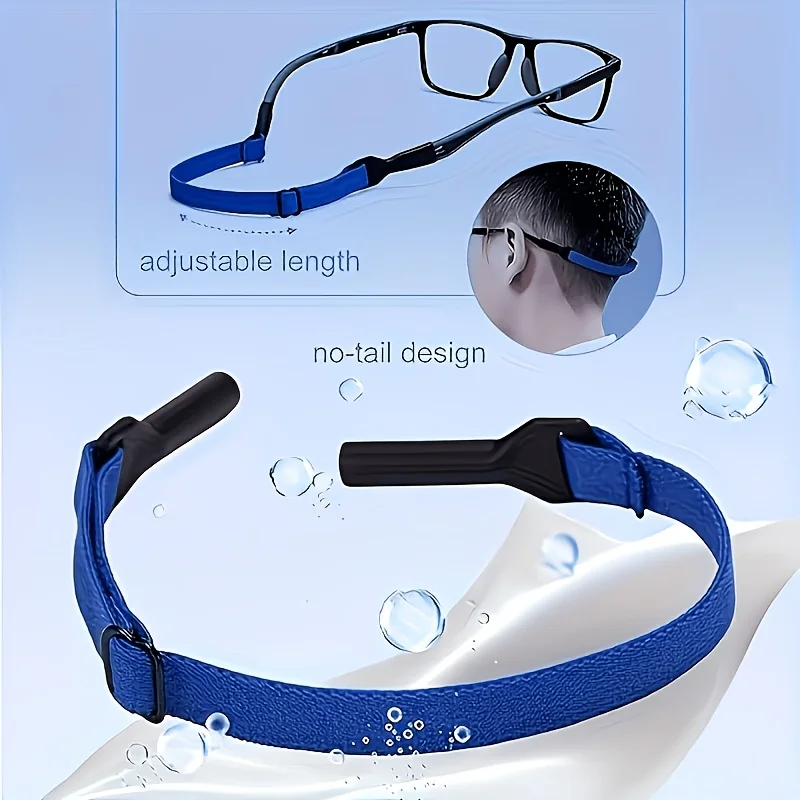 3pcs Colorful Glasses Retainer Strap,Random Color, Unisex Anti-Slip Eyeglass Lanyard Chain,Durable & Stylish Eyewear Accessories