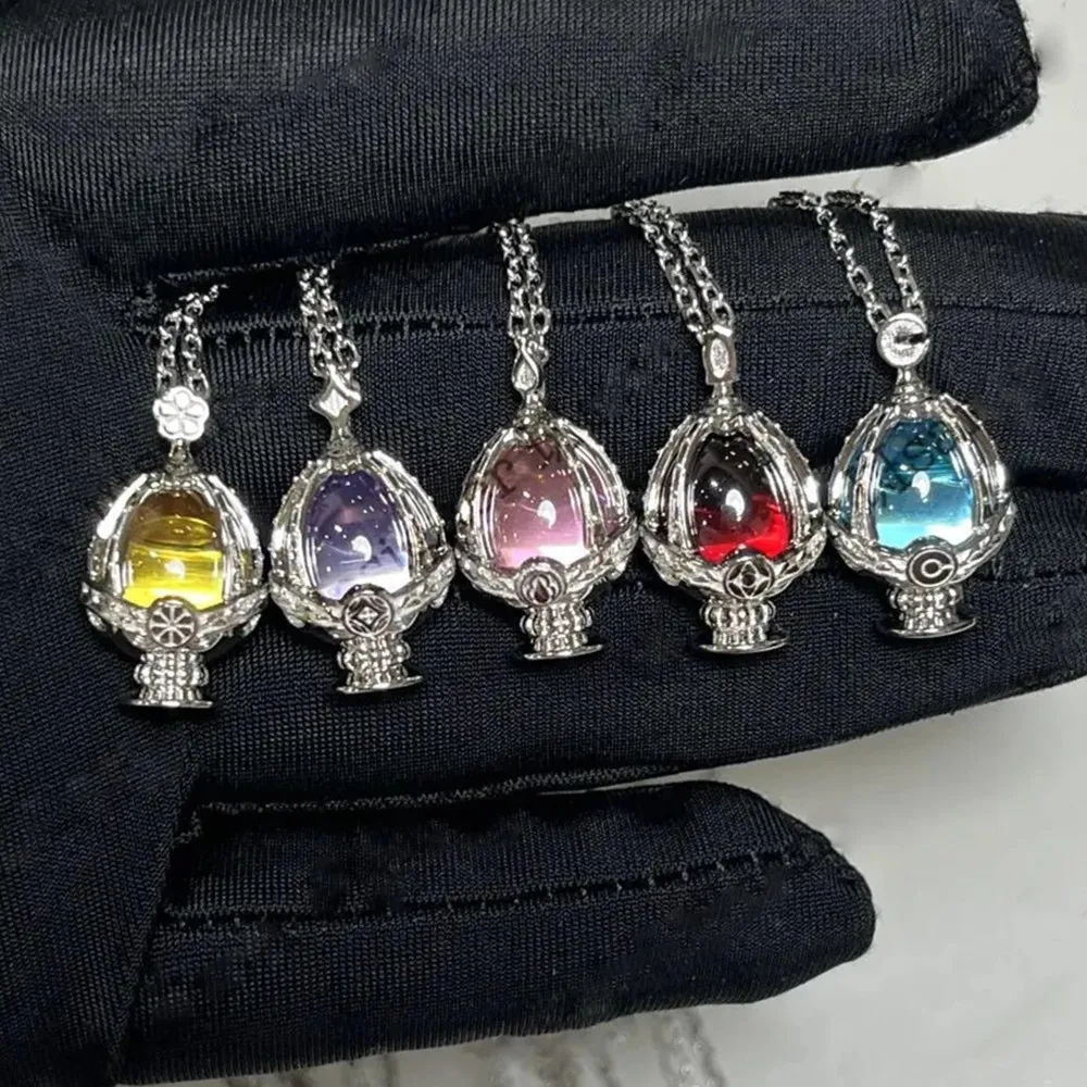 Anime Puella Magi Madoka Magica naszyjnik kryształowa dusza wisiorek z klejnotem Kaname Madoka Akemi Homura Cosplay biżuteria akcesoria Prop