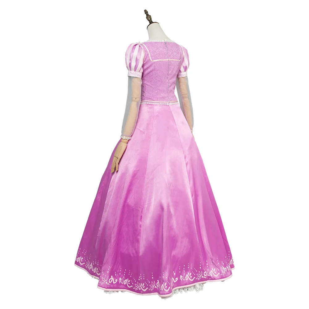 Tangled Cosplay Princess Costume Adult Women Fantasy Skirt Dress Gown Outfits Halloween Carnival Party Disguise Suit