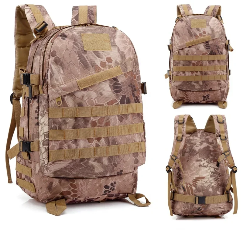 45L Military Tactical Bags Backpack Army Molle Assault Bag Men Outdoor Hiking Trekking Camping Fishing Hunting Camo Rucksacks