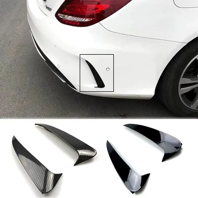 

Rear Bumper Spoiler Side Canard Fin Air Vent Trim For Mercedes Benz C205 S205 C200 C300 C250 C180 C220 C400 C Class W205 Coupe
