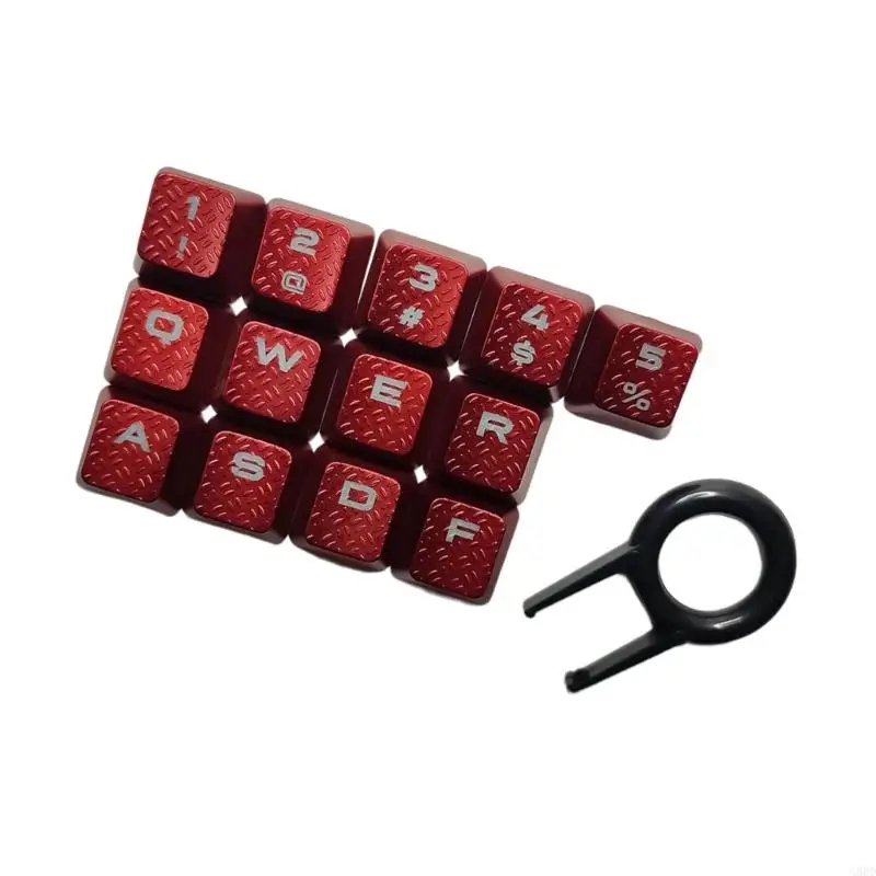 13 ピース メカニカル キーボード キーキャップ セット バックライトと滑り止めテクスチャ付き メカニカル キーボード用に最適化されたゲーム用